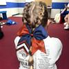 image:imageDEEKA 10 PCS 8 Rhinestones Large Cheer Hair Bows Glitter Cheer Ponytail Holder Handmade for Teen Girls Softball Cheerleader Sports Royal BlueGlitter RedNavyPack of 8