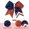 image:imageDEEKA 10 PCS 8 Rhinestones Large Cheer Hair Bows Glitter Cheer Ponytail Holder Handmade for Teen Girls Softball Cheerleader Sports Royal BlueGlitter RedNavyPack of 8