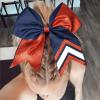 image:imageDEEKA 10 PCS 8 Rhinestones Large Cheer Hair Bows Glitter Cheer Ponytail Holder Handmade for Teen Girls Softball Cheerleader Sports Royal BlueGlitter RedNavyPack of 8