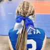 image:imageDEEKA 10 PCS 8 Rhinestones Large Cheer Hair Bows Glitter Cheer Ponytail Holder Handmade for Teen Girls Softball Cheerleader Sports Royal BlueGlitter SilverRoyal BluePack of 8