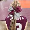 image:imageDEEKA 10 PCS 8 Rhinestones Large Cheer Hair Bows Glitter Cheer Ponytail Holder Handmade for Teen Girls Softball Cheerleader Sports Royal BlueGlitter SilverBurgundyPack of 8