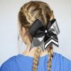 image:imageDEEKA 10 PCS 8 Rhinestones Large Cheer Hair Bows Glitter Cheer Ponytail Holder Handmade for Teen Girls Softball Cheerleader Sports Royal BlueGlitter SilverBlackPack of 8