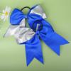 image:imageDEEKA 10 PCS 8 Rhinestones Large Cheer Hair Bows Glitter Cheer Ponytail Holder Handmade for Teen Girls Softball Cheerleader Sports Royal BlueGlitter SilverRoyal BluePack of 8