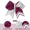 image:imageDEEKA 10 PCS 8 Rhinestones Large Cheer Hair Bows Glitter Cheer Ponytail Holder Handmade for Teen Girls Softball Cheerleader Sports Royal BlueGlitter SilverBurgundyPack of 8