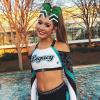 image:imageDEEKA 10 PCS 8 Rhinestones Large Cheer Hair Bows Glitter Cheer Ponytail Holder Handmade for Teen Girls Softball Cheerleader Sports Royal BlueGreenWhiteBlackPack of 8