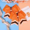 image:imageDEEKA 10 PCS 8 Rhinestones Large Cheer Hair Bows Glitter Cheer Ponytail Holder Handmade for Teen Girls Softball Cheerleader Sports Royal BlueOrangeWhiteBlackPack of 8