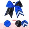image:imageDEEKA 10 PCS 8 Rhinestones Large Cheer Hair Bows Glitter Cheer Ponytail Holder Handmade for Teen Girls Softball Cheerleader Sports Royal BlueRoyal BlueGlitter BlackPack of 8