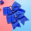 image:imageDEEKA 10 PCS 8 Rhinestones Large Cheer Hair Bows Glitter Cheer Ponytail Holder Handmade for Teen Girls Softball Cheerleader Sports Royal BlueRoyal BlueRhinestone Pack of 10