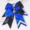 image:imageDEEKA 10 PCS 8 Rhinestones Large Cheer Hair Bows Glitter Cheer Ponytail Holder Handmade for Teen Girls Softball Cheerleader Sports Royal BlueRoyal BlueGlitter BlackPack of 8