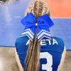image:imageDEEKA 10 PCS 8 Rhinestones Large Cheer Hair Bows Glitter Cheer Ponytail Holder Handmade for Teen Girls Softball Cheerleader Sports Royal BlueRoyal BlueSilverWhitePack of 8