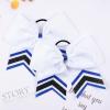 image:imageDEEKA 10 PCS 8 Rhinestones Large Cheer Hair Bows Glitter Cheer Ponytail Holder Handmade for Teen Girls Softball Cheerleader Sports Royal BlueWhiteRoyal BlueBlackPack of 8