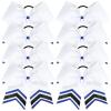 image:imageDEEKA 10 PCS 8 Rhinestones Large Cheer Hair Bows Glitter Cheer Ponytail Holder Handmade for Teen Girls Softball Cheerleader Sports Royal BlueWhiteRoyal BlueBlackPack of 8