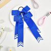 image:imageDEEKA 12PCS Collegiate Style Cheer Bows with Glitter Chevrons Tail Skinny College Cheerleader Ponytail Holder for Volleyball Softball Girls PurpleGoldWhiteRoyal BlueGlitter SilverWhite