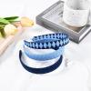image:imageDEEKA 3 PCS Woven Headband Uniform Headband Hair Accessories Grosgrain Ribbon Weaved Hair Band for Women Girls Teens Football Softball Cheer Sports Navy BlueampLight BlueNavy BlueLight Blue