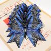 image:imageDEEKA 6 PCS Glitter Cheer Bows Rhinestone Large Stiff Competition Team Hair Bows Elastic Band Holder for Cheerleader Softball Football Girls BlackGoldWhiteRoyal BlueBlack