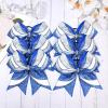image:imageDEEKA 6 PCS Glitter Cheer Bows Rhinestone Large Stiff Competition Team Hair Bows Elastic Band Holder for Cheerleader Softball Football Girls BlackGoldWhiteRoyal BlueSilverWhite