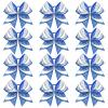 image:imageDEEKA 6 PCS Glitter Cheer Bows Rhinestone Large Stiff Competition Team Hair Bows Elastic Band Holder for Cheerleader Softball Football Girls BlackGoldWhiteRoyal BlueSilverWhite